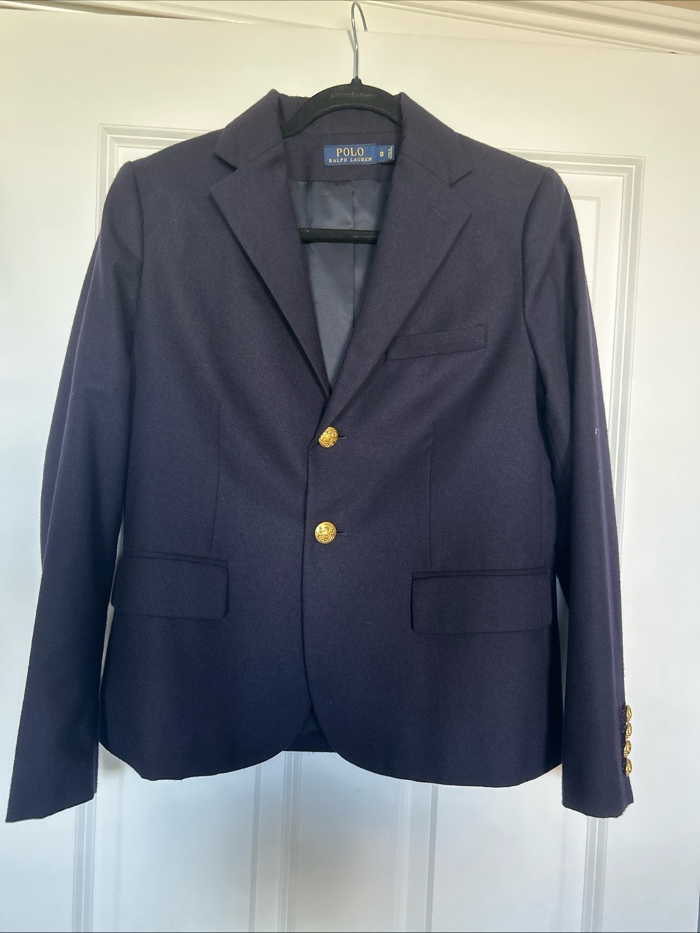 Polo by Ralph Lauren Navy Blazer with Gold Buttons